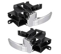 HQGQCEZEK Left Right Car Interior Door Handles Knob Lock Cover for Nissan for Navara D40 Ute for Pathfinder R51 2005-2013 806704X02B 806714X02B Interior Door Handle(Pair)