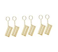 HQHYGM 6pcs Decorative Abacus Chinese Math Calculating Tool Pendant for Keychain Unique Backpack and Handbag Hanging Decor