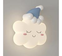 HQHYGM Bedside Creative Child's Girl Light Bedroom Living Room Lamps 18W Indoor Wall with Acrylic Lampshade 3 Color Mode