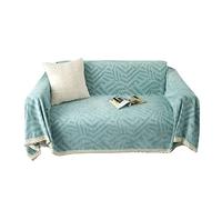 HQHYGM Chenille Throw Blanket, Soft Cozy King Size Lightweight Bedspread, Decorative Blankets for Couch Sofa Bed Chair (Teal,180x150cm(1kg))