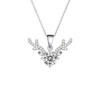 HQHYGM Dainty Zircon Necklaces for Women, Stylish Heart Pendant Jewelry Long Necklaces for Women Girls, Infinity Eternity Love Choker Necklaces, Tiny Personalised Anniversary Birthday Valentine's Day