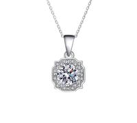 HQHYGM Dainty Zircon Necklaces for Women, Stylish Heart Pendant Jewelry Long Necklaces for Women Girls, Infinity Eternity Love Choker Necklaces, Tiny Personalised Anniversary Birthday Valentine's Day