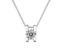 HQHYGM Dainty Zircon Necklaces for Women, Stylish Heart Pendant Jewelry Long Necklaces for Women Girls, Infinity Eternity Love Choker Necklaces, Tiny Personalised Anniversary Birthday Valentine's Day