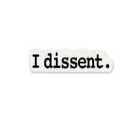 HQHYGM Dissent Pin RBG Enamel Pin Ruth Bader Ginsburg Wooden Feminist Brooch