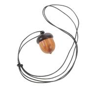 HQHYGM Ebony Acorn Pendant Necklace Screw Cap Christma Making Accessory