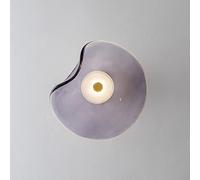 HQHYGM Glass Wall Wall Lamp Geometric Wall Mount Light 5W Hardwired Wall Lamps for Living Room Bedroom Bedside Hallway Indoor Wall Wash Lights/Purple4000K