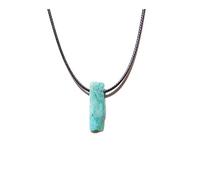 HQHYGM Natural raw Minerals Lucky Reiki ing Crystal Quartz Stone Necklace Jewelry Pendulum Natural Tigereye Lazuli Citrin Necklace Crystal Decorations (Size : Antique Copper Plated)
