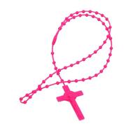 HQHYGM Noctilucent Glowing Rosary Necklaces Catholicism Religious Jewelry Party for Prayer Soft gel colorful luminous fluorescent beads necklace"),"additionalWeblabs":"("":"