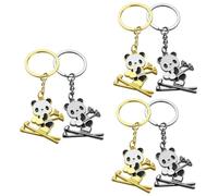 HQHYGM Panda Ski Pendant Charm Keychain Panda Themed Party Favors Key Chain for Car Keys Pandas Keychain Key Chains Purse Keychain Charms Key Rings Keychains Key Decorations