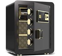 HQHYGM Security Security Large Footprint with Intelligent Alarm System Cabinet for the Home Office - 7 Ways to Open