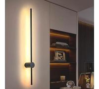 HQHYGM Wall Lights Rotatable ° Indoor Wall Lamp Long Strip Wall Sonces Decorative for Hallway Bedroom 3000K/4500K/6000K Aluminium Minimalist Nightlight