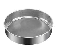 HQILRRA Stainless Steel Sieve/Strainer,Marine-Grade Stainless Steel,Finest Mesh,Temperature-Proof,No Sharp Edges,Anti-Corrosive, Bend-Proof (1 Piece)