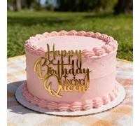 HQKJGSYX Acrylic Happy Birthday Dancing Queen Cake Topper