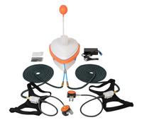 HQLYZJDV Dual-User Battery Scuba Diving System, Support 2 Divers Diving Ventilator with 2 18 m Hoses & Regulators, Rechargeable Tankless Dive System with 5-6H Usage Time