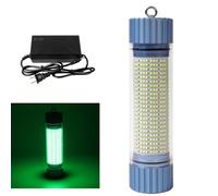 HQLYZJDV Underwater Fishing Light Battery Powered, Rechargeable LED Fish Green Light Attractants, 9000mAh Capacity, IP68 Waterproof Submersible Ice Fishing Lights for Fresh & Salt Water