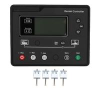 HQM6110U Generator Controller LCD Display Digital Intelligent Network Technology Automatic Control Monitoring System for Generator Sets Plastic 20 x 15.5 x 4.7cm