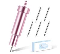 HQMaster Bonded-Fabric Blade and Holder for Cricut Maker 3, Maker, Explore 3, Explore Air 2, Air, One Cutting Blades for Polyester, Silk, Cotton, Denim, Felt, Linen