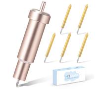 HQMaster Premium Fine Point Blade Replacement Blade and Housing for Cricut Maker 3, Maker, Explore 3, Explore Air 2, Air, One Cutting Blades for Glitter Vinyl, Cardstock, Adhesive Foil, Vellum