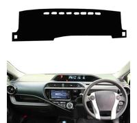 HQQIJOSV Fit For Toyota Aqua 2011-2019,Dash Cover Mat,Black Dash Mat Dashboard Cover,Anti-Slip Dashboard Mat Cover,Car Accessories