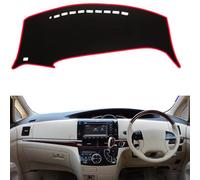 HQQIJOSV Fit For Toyota Estima 2006-2019,Dash Mat Dashboard Cover,Anti-Slip Dash Board Cover,Black Dash Cover Mat,Car Accessories