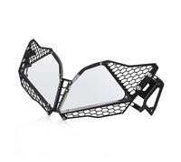 HQQJL Light Lamp Grill Guard Protector For Suzuki For V For Strom 650 For 650XT 2012 2013 2014 2015 2016 Motorcycle Headlight Grill Guard Protection Cover(B Black)