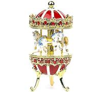 HQQSC Music Box Metal Music Box Carousel Music Box Valentine's Day Graduation Gift Decoration music Box