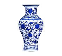 HQQSC Vase Ceramic Classical High-grade for Decoration Home Household Wedding Living Room Bedroom Office Table 18 x 32 cm Home Decoration flower vases