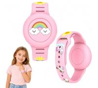 HQRKOTM Bracelet Protective Case, Bracelet Children's Phone Number, Old Man Child Tracking Device, Anti-Lost & Anti-Scratch Protection (Pink)