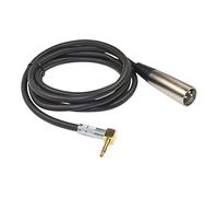 HQRP 1.8m 3.5mm to XLR 3-pin Cable Replacement for Mackie ART300A, SRM450, SRM350 Speakers, M-Audio Ultra C400 C600 Fast Track, ProFire 2626 Audio Interface (Direct Link from External Laptop Notebook)