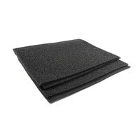 HQRP 2-pack Cut to Fit Foam Filter for Window Air Conditioning Unit, Furnace Unit, AC Vent Filters, Furnace, RV, Range Hood, etc., 24" x 15" x 1/4", Washable & Reusable