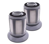 HQRP 2-Pack Dirt Cup Filter Assembly compatible with Bissell Zing 2156, 2156A, 21562, 1665, 16652, Powerforce 1665W, AeroSwift 2156E Canister Vacuums, part 1613056 Replacement