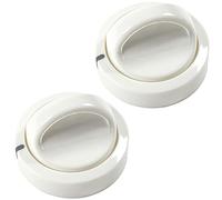 HQRP 2-Pack Dryer Timer Knobs Switch Replacement Part compatible with General Electric GE, Frigidaire, Crosley 131873500 131947300 134042600 832670 AH418921 AP2107778 EA418921 PS418921 WE01X10082