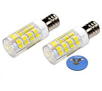 HQRP 2-Pack E12 220V LED Light Bulb Cool White for Brother 634D / 934D / LS-2125 / LX-3125e / RS25 / VX707 / VX857 Sewing Machine Plus HQRP Coaster