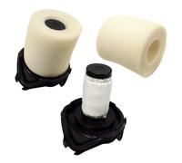 HQRP 2-Pack Foam & Felt Filter Kit Compatible with Shark Flex DuoClean HV390 HV391 HV392 HV394Q Corded Ultra-Light Upright Vacuums, Part 461FFJV390 Replacement