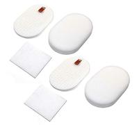 HQRP 2-Pack Foam & Felt Filter Kit compatible with Shark Rocket AH400, AH400C, AH401, AH401С, AH405, AH450REF, AH452, AH452W, AH454Q Powerhead Stick Vacuums