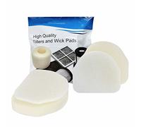 HQRP 2-Pack Foam & Felt Filter Kit compatible with Shark Rotator NV450 Rocket NV480 Series NV451 NV472 NV481 NV482 NV484, DuoClean Slim NV200 QU201 QU202 QU203 Upright Vacuum, part XFF450 Replacement