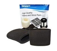 HQRP 2-pack Foam Filter Sleeve for SHOP VAC MICRO 10 PORTABLE/K-SQ14C / 5891224 / MICRO 16 PORTABLE/KA-SQ14C / 5891424