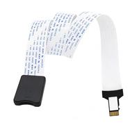 HQRP 2-Pack Micro SD to SD Card Male to Female Extension Cable Adapter - Flexible TF Card Extender for 3D Printer, Car GPS, DVR, Raspberry Pi, Ender 3 V2, CR-10