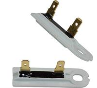 HQRP 2-Pack Thermal Fuse for Whirlpool 3392519 WP3392519 694511 3CEP2960DN0 3HLER5437JQ0 3HLER5437JQ3 3LER5436EQ1 3SWED5205SQ0 3XLER5435HQ0 3XLER5435HQ2 4LEC7646EQ0 4PLEC8647JQ0 Dryer