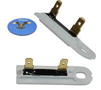 HQRP 2-Pack Thermal Fuse for Whirlpool CSP2740KQ2 CSP2740KQ3 CSP2741KQ2 CSP2741KQ3 CSP2760KQ3 CSP2760TQ0 CSP2760TQ1 CSP2760TQ2 CSP2761KQ3 CSP2761TQ0 CSP2761TQ1 CSP2770KQ2 CSP2771KQ2 Dryer, Coaster