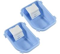 HQRP 2-Pack Washer Liquid Detergent Container Box Dispenser Assembly Replacement Part Compatible with LG Kenmore 3891ER2003A 3890ER2003A 3891ER2003B 3891ER2003D AAZ73736101 EA3522644 AP4436613 Blue