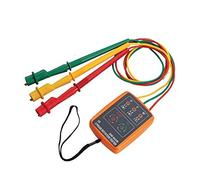HQRP 3 Phase Sequence Rotation Tester LED Indicator Detector Checker plus HQRP UV Meter
