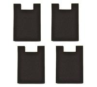 HQRP 4-Pack Foam Filter compatible with ELECTROLUX Hilight Cyclonic, Loopie & Velocity Vacuum Cleaner, EF87A / 9001968412 Replacement plus Coaster