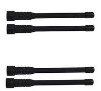 HQRP 4-Pack VHF High Gain Antenna compatible with Vertex Standard VX-261, VX-264, VX-300 VX-350, VX-351, VX-354 + HQRP UV Meter