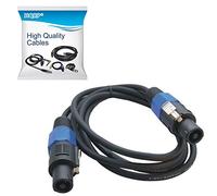 HQRP 6ft Speakon to Speakon (M/M) Cable Compatible with Ampeg SVT-CL/SVTVR Classic Series Bass Amplifier Head ; Warwick USM-WCA115 / USM-WCA410 WCA Bass Speakers Amplifier Cabinet