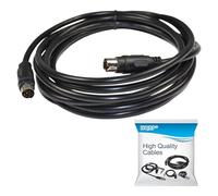 HQRP 9-pin Male to 9-pin Male (M/M) Audio Input Cable Compatible with Bose 302580-1001 replacement for Lifestyle 135 235 48 T10 V20 ; CineMate 130 ; SoundTouch 130