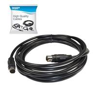 HQRP 9-pin Mini-DIN Male to 9-pin Mini-DIN Male (M/M) Audio Input Cable