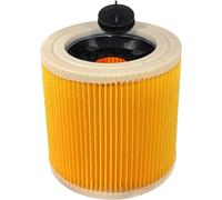 HQRP Cartridge Filter Compatible with Karcher SE 4000 Series, 64145520 Replacement, Vacuum Cleaner Filter, Wet/Dry Vacuum