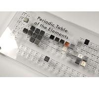 HQRP-Crystal Acrylic Periodic Table Bracket for 0.39" 10mm Element Cubes Clear Elements Collections Display Cubic Storage Case