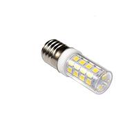 HQRP E17 Base 43 SMD 2835 LED Light Bulb Dimmable 220V Cool White for Microwave/Refrigerator/Kitchen Vent Hood/Range Hood Lights Replacement Plus HQRP Coaster